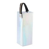 Maxbell Specular Toiletry Makeup Bag Travel Case Zipper Cosmetic Organizer Silver