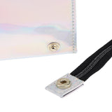 Maxbell Specular Toiletry Makeup Bag Travel Case Zipper Cosmetic Organizer Silver