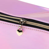 Maxbell Specular Toiletry Makeup Bag Travel Case Zipper Cosmetic Organizer Pink