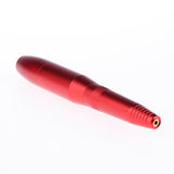 Maxbell 6pcs Electric Nail Drill Bits and Nail Art File Pen Machine Kits Red