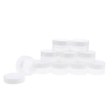 Maxbell 10Pcs Empty Round Makeup Jar Pot Powder Travel Cream Cosmetic Container 10g