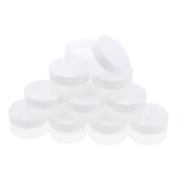 Maxbell 10Pcs Empty Round Makeup Jar Pot Powder Travel Cream Cosmetic Container 10g