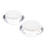 Maxbell 2pcs Empty Sample Bottle Cosmetic Makeup Jar Pot Cream Lip Balm Containers 7g