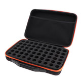 Max Maxb 60 Slots EVA Case Bag for Cosmetic Bottles - 5ml,10ml,15ml  Orange Stripe