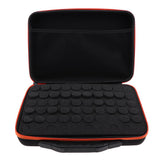 Max Maxb 60 Slots EVA Case Bag for Cosmetic Bottles - 5ml,10ml,15ml  Orange Stripe