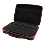 Max Maxb 60 Slots EVA Case Bag for Cosmetic Bottles - 5ml,10ml,15ml  Orange Stripe