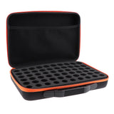 Max Maxb 60 Slots EVA Case Bag for Cosmetic Bottles - 5ml,10ml,15ml  Orange Stripe