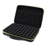 Max Maxb 60 Slots EVA Case Bag for Cosmetic Bottles - 5ml,10ml,15ml  Green Stripe