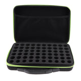 Max Maxb 60 Slots EVA Case Bag for Cosmetic Bottles - 5ml,10ml,15ml  Green Stripe