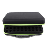 Max Maxb 60 Slots EVA Case Bag for Cosmetic Bottles - 5ml,10ml,15ml  Green Stripe