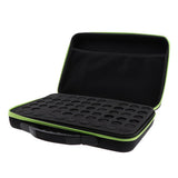 Max Maxb 60 Slots EVA Case Bag for Cosmetic Bottles - 5ml,10ml,15ml  Green Stripe