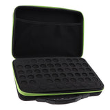 Max Maxb 60 Slots EVA Case Bag for Cosmetic Bottles - 5ml,10ml,15ml  Green Stripe