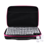 Max Maxb 60 Grids 10ml Mini Empty Nail Powder Eye Shadow Grafts Bottles Storage Case Rose Red