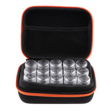 Max Maxb Essential Oil Storage Bag Travel Case Holder Organizer+15Pcs Bottle Orange