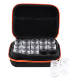 Max Maxb Essential Oil Storage Bag Travel Case Holder Organizer+15Pcs Bottle Orange