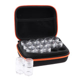 Max Maxb Essential Oil Storage Bag Travel Case Holder Organizer+15Pcs Bottle Orange