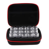 Max Maxb Essential Oil Storage Bag Travel Case Holder Organizer+15Pcs Bottle Red