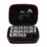 Max Maxb Essential Oil Storage Bag Travel Case Holder Organizer+15Pcs Bottle Red