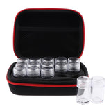 Max Maxb Essential Oil Storage Bag Travel Case Holder Organizer+15Pcs Bottle Red