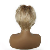 Max Maxb Natural Short Bob Wigs Human Hair Pixie Cut Wig for Women with Bangs 8 inch