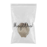 Max Maxb Natural Short Bob Wigs Human Hair Pixie Cut Wig for Women with Bangs 8 inch