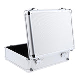 Max Maxb Aluminium Hairdressing Salon Box Lock Hair Stylists Tools Carry Case Silver