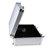 Max Maxb Aluminium Hairdressing Salon Box Lock Hair Stylists Tools Carry Case Silver