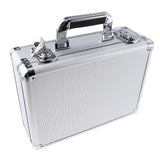 Max Maxb Aluminium Hairdressing Salon Box Lock Hair Stylists Tools Carry Case Silver