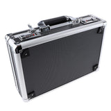 Max Maxb Aluminium Hairdressing Salon Box Lock Hair Scissors Stylists Tool Carry Case Black