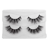 Max Maxb 2 Pairs Mink Long Messy Cross Thick False Eyelashes for Lashes Extension 84