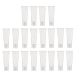 Max Maxb 20PCS 50ml Empty Plastic Tubes Bottles for Body Lotion Cream Shampoo Smooth
