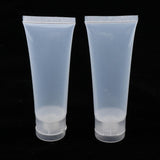 Max Maxb 20PCS 50ml Empty Plastic Tubes Bottles for Body Lotion Cream Shampoo Smooth