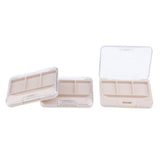 Max Maxb 3x 3 Slots Empty Makeup Palette Powder Eyeshadow Blush Lip Gloss DIY Case