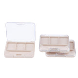 Max Maxb 3x 3 Slots Empty Makeup Palette Powder Eyeshadow Blush Lip Gloss DIY Case