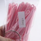 Max Maxb 50pcs Nail Art False Tips Sticks Pink Color Card Practice Display Fan Board