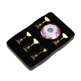 Maxbell 5pcs Nail Tip Holder Stand & Display Base for Practice Pink Crystal Base