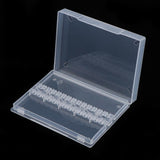 Maxbell Nail Art Drill Bit Holder Stand Polishing Cuticle Drill Bit Organizer Clear