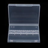 Maxbell Nail Art Drill Bit Holder Stand Polishing Cuticle Drill Bit Organizer Clear