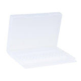 Maxbell Nail Art Drill Bit Holder Stand Polishing Cuticle Drill Bit Organizer Clear