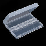Maxbell Nail Art Drill Bit Holder Stand Polishing Cuticle Drill Bit Organizer Clear