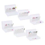 Maxbell 10pcs/set Professional Nail Tips Grinding Heads Nail Art Drill Bits Tool A