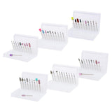 Maxbell 10pcs/set Professional Nail Tips Grinding Heads Nail Art Drill Bits Tool A