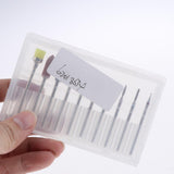 Maxbell 10pcs/set Professional Nail Tips Grinding Heads Nail Art Drill Bits Tool A