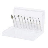 Maxbell 10pcs/set Professional Nail Tips Grinding Heads Nail Art Drill Bits Tool E