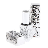 Maxbell 2x 12.1mm Empty Lipstick Tube Lip Balm Container DIY Cosmetic Makeup Tools Silver 01