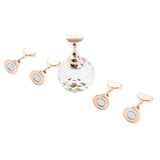 Maxbell Nail Tips Stand Holder Magnetic Nail Art Display for Salon DIY and Practice Colorful