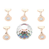 Maxbell Nail Tips Stand Holder Magnetic Nail Art Display for Salon DIY and Practice Colorful