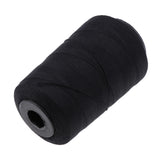 Maxbell Black Hair Weaving Thread Spool for Wig Making Weft Hair Extensions Braids