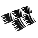 Maxbell 5Pcs Men's Oily Hair Pick Comb Salon Dye Hairdressing Styling Brush 2-in-1