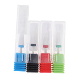 Maxbell Set of 4Pcs Electric Ceramic Nail Drill Bit Manicure Pedicure Grinding Tools